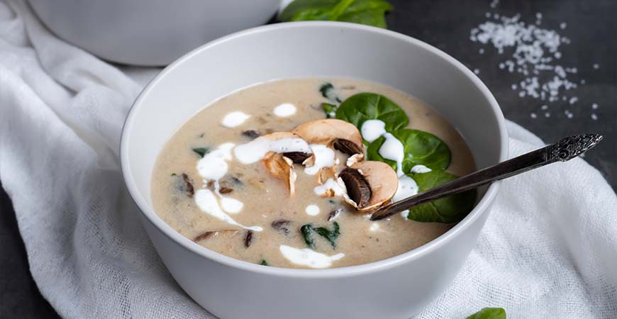 Herbs soup