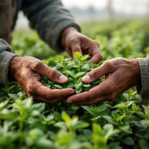 Harvest Fresh Mint Leaves